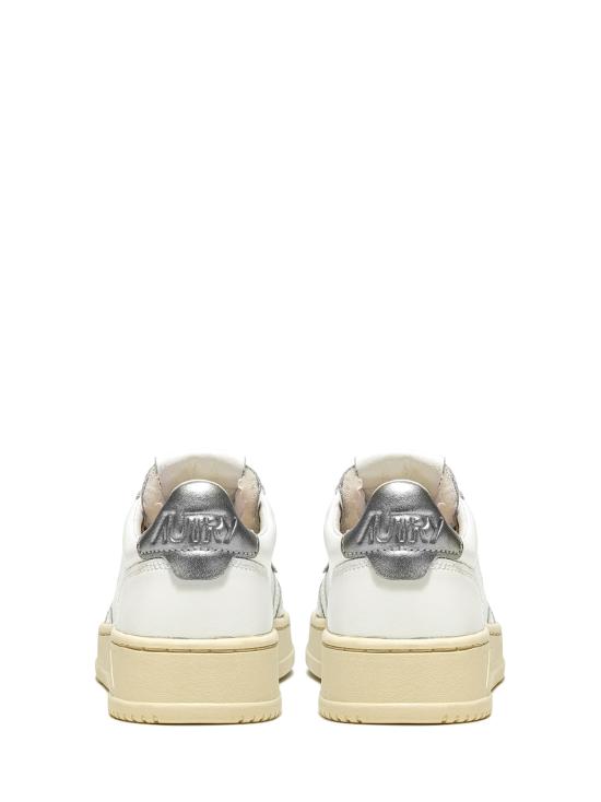 26SS 오트리 메달리스트 로우 스니커즈 AULW LL05 LEAT LEAT WHT SILVER - AUTRY