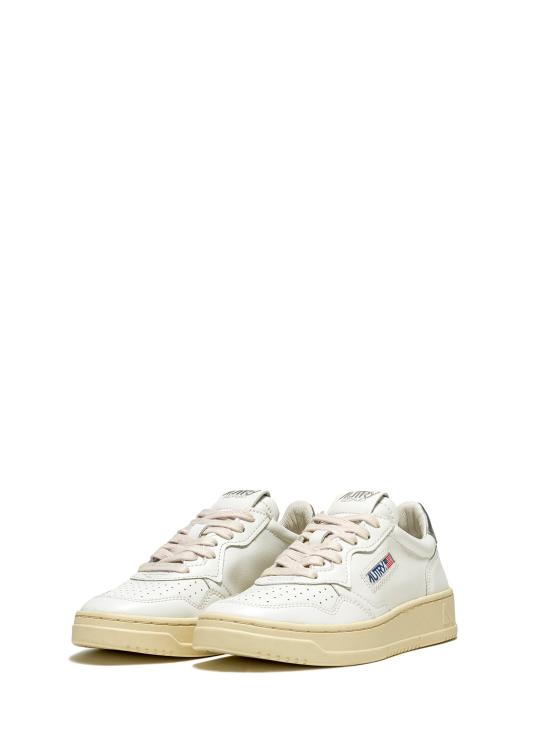 26SS 오트리 메달리스트 로우 스니커즈 AULW LL05 LEAT LEAT WHT SILVER - AUTRY