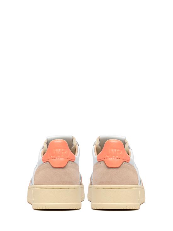 26SS 오트리 메달리스트 로우 스니커즈 AULW LS13 LEAT SUEDE WHT PEACHP - AUTRY