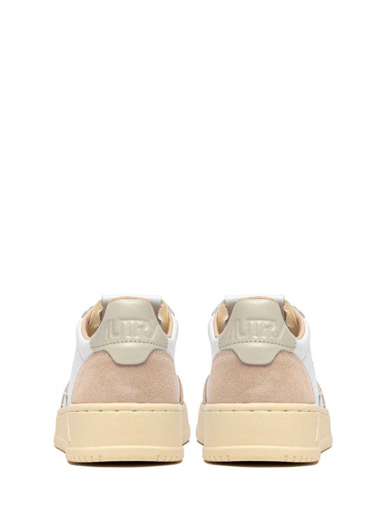 26SS 오트리 메달리스트 로우 스니커즈 AULW LS14 LEAT SUEDE WHT PELIC - AUTRY