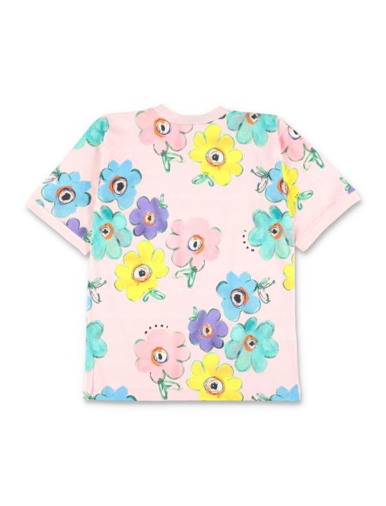  [키즈] 마르니 원피스 키즈  프린트 티셔츠 드레스 로즈 - MARNI