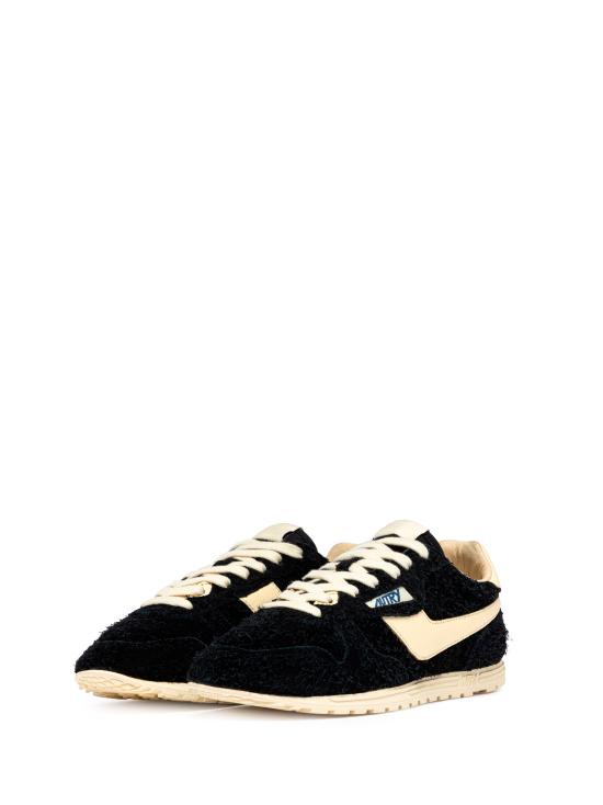 26SS 오트리 WINDSPIN 윈드스핀 스니커즈 WSLW UB27 SUEDE LEAT BLK RUT - AUTRY