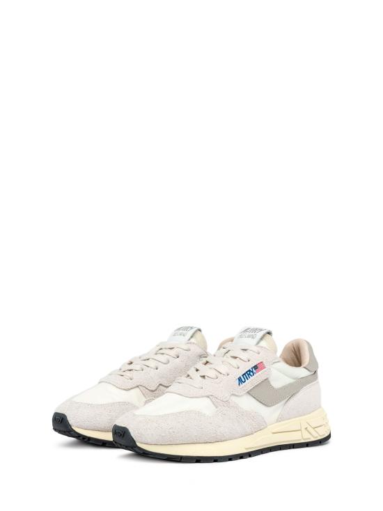 26SS 오트리 릴윈드 로우 나일론 스웨이드 스니커즈 WWLM NC04 NYLON CRACK WHT NAT - AUTRY