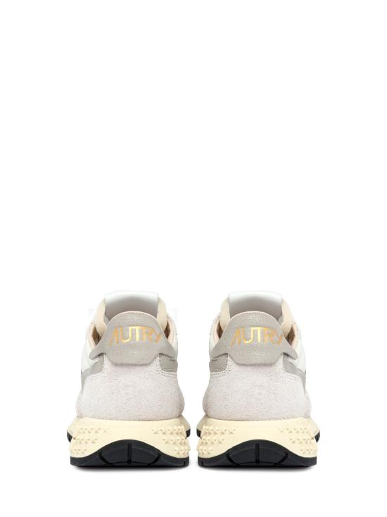 26SS 오트리 릴윈드 로우 나일론 스웨이드 스니커즈 WWLM NC04 NYLON CRACK WHT NAT - AUTRY