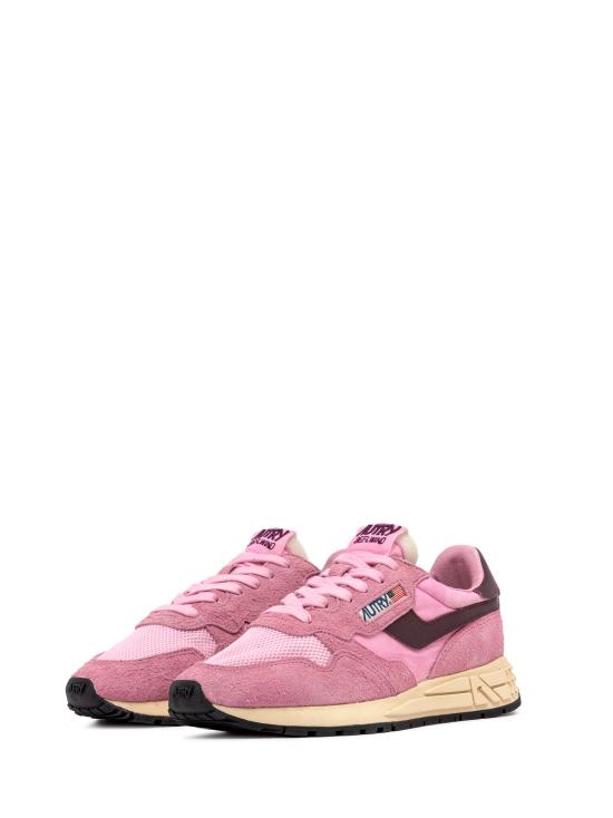 26SS 오트리 릴윈드 스니커즈 WWLW UT11 SUEDE NET ROSEATE ROSE - AUTRY