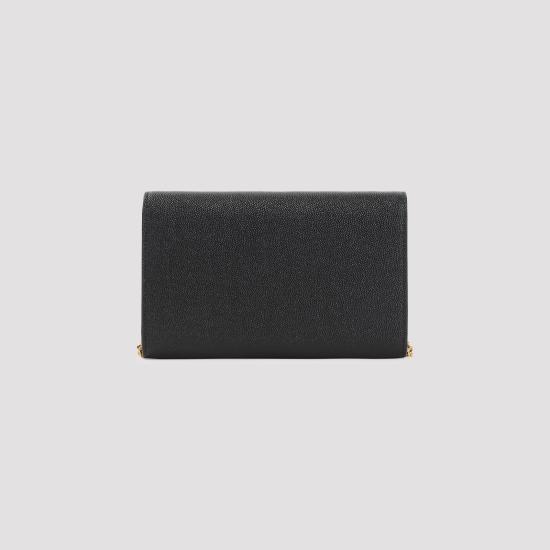 26SS 생로랑 그레인 레더 업타운 체인 지갑 607788 1GF0J 1000 NERO - SAINT LAURENT