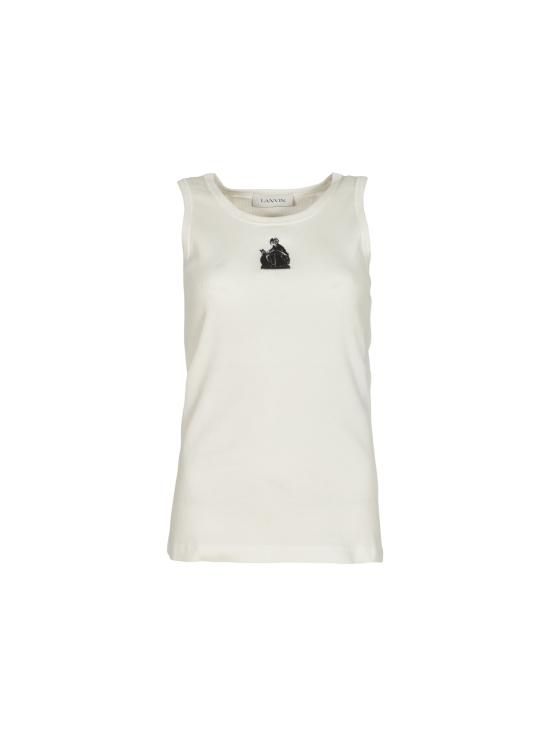 26SS 랑방 긴팔 티셔츠 RWTO0012J047P26 White