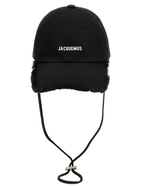  자크뮈스 모자 Jacquemus La Casquette Artichaut 캡 블랙