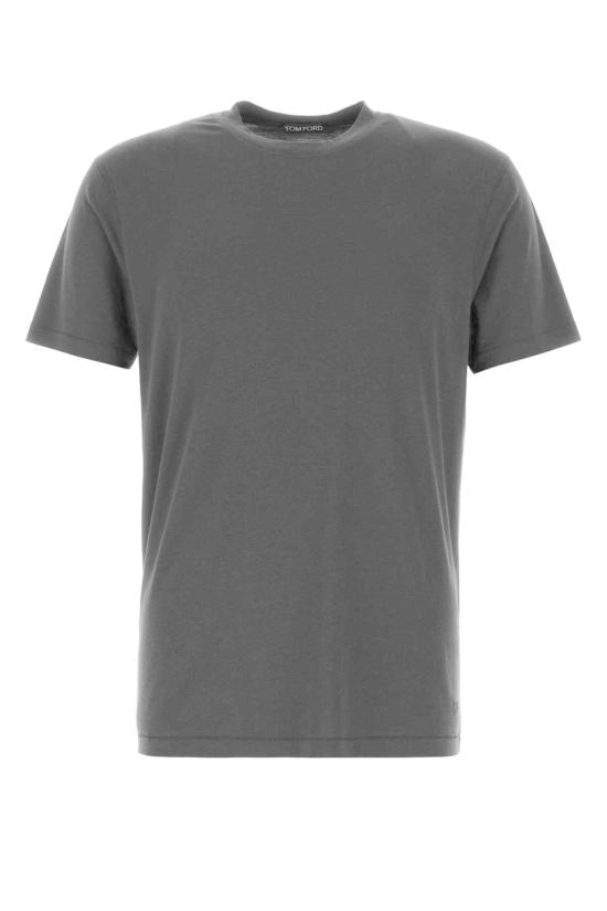  톰포드 반팔 티셔츠 톰 포드 슬레이트 라이오셀 블렌드 티셔츠 블랙