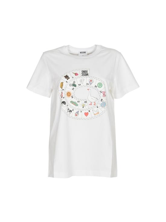 26SS 모스키노 반팔 티셔츠 A07210541 1001