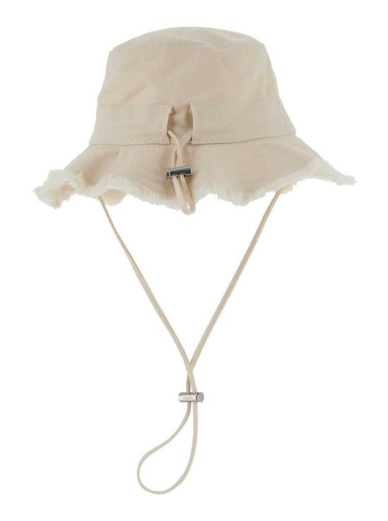  자크뮈스 모자 Jacquemus Le Bob Artichaut 버킷  화이트 - JACQUEMUS