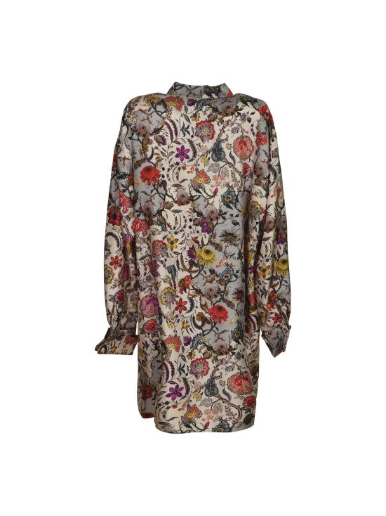 26SS 로베르토 카발리 미디 원피스 WQT160 OZR29 00551 Beige - ROBERTO CAVALLI