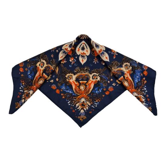  크리스텔 바라자 머플러/스카프 Krystell Barraza Portales 실크 반다나 - KRYSTELL BARRAZA