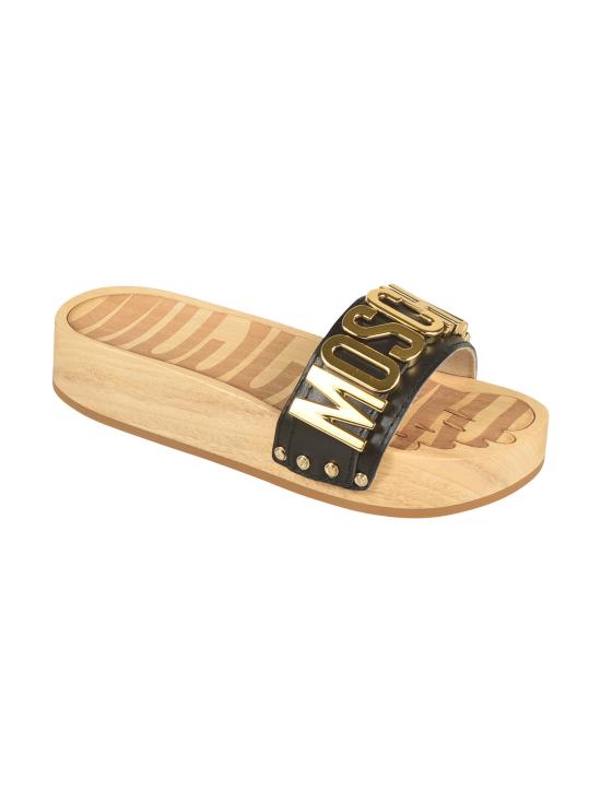 26SS 모스키노 샌들 MA28314Z1OMF0 000 Black - MOSCHINO