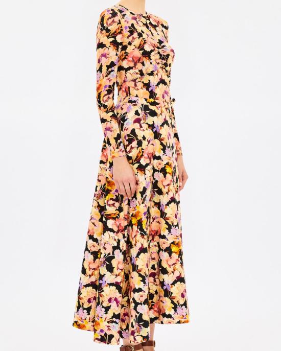  울라 존슨 미디 스커트 소피아 코튼 스커트 나이트 블룸 - ULLA JOHNSON