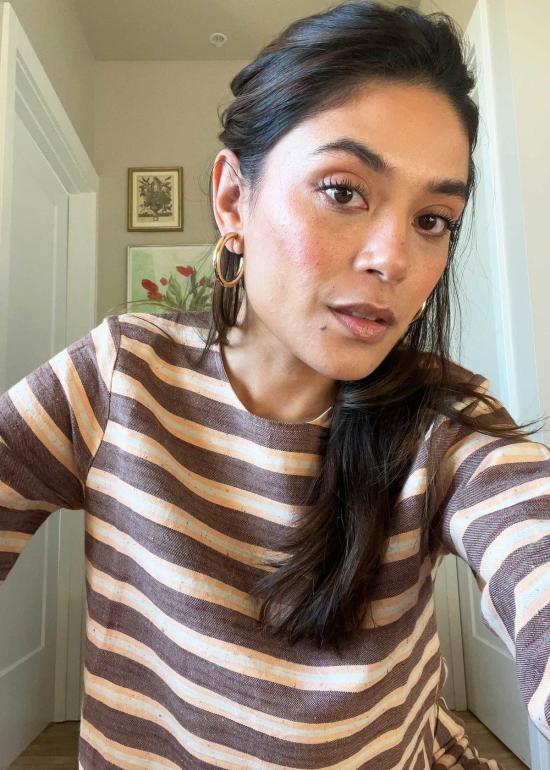  에이스 앤 지그 블라우스 독사이드 탑 크레타 - ACE & JIG