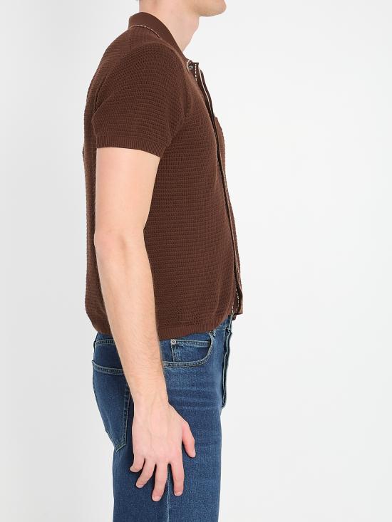 26SS 베르사체 긴팔 셔츠 10235541A17407 1N890 BROWN - VERSACE