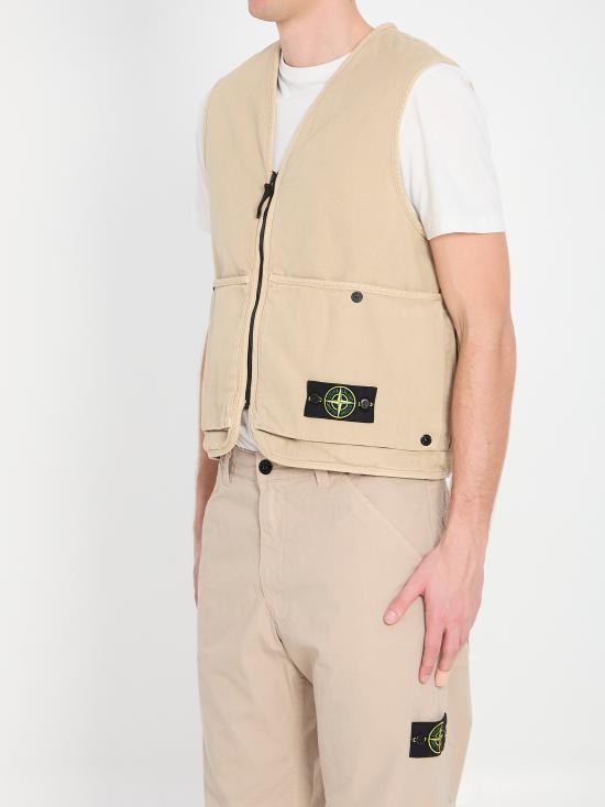 26SS 스톤 아일랜드 베스트 L1S156100007S0184 V019A BEIGE - STONE ISLAND
