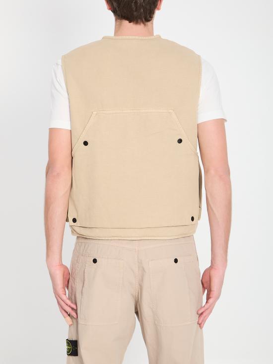26SS 스톤 아일랜드 베스트 L1S156100007S0184 V019A BEIGE - STONE ISLAND