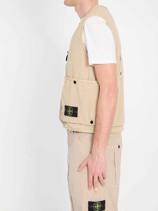 26SS 스톤 아일랜드 베스트 L1S156100007S0184 V019A BEIGE - STONE ISLAND