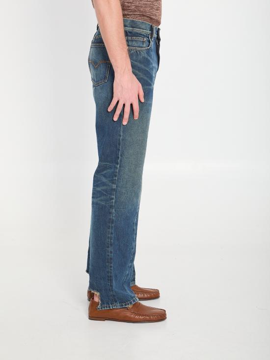 26SS 베르사체 스트레이트 팬츠 10244731A17707 1DA60 BLUE - VERSACE