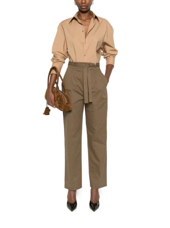 26SS 생로랑 셔츠 865483YZ9GB 2100 BROWN - SAINT LAURENT