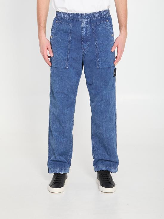 26SS 스톤 아일랜드 스트레이트 팬츠 L1S143100001S0J19 V0021 BLUE