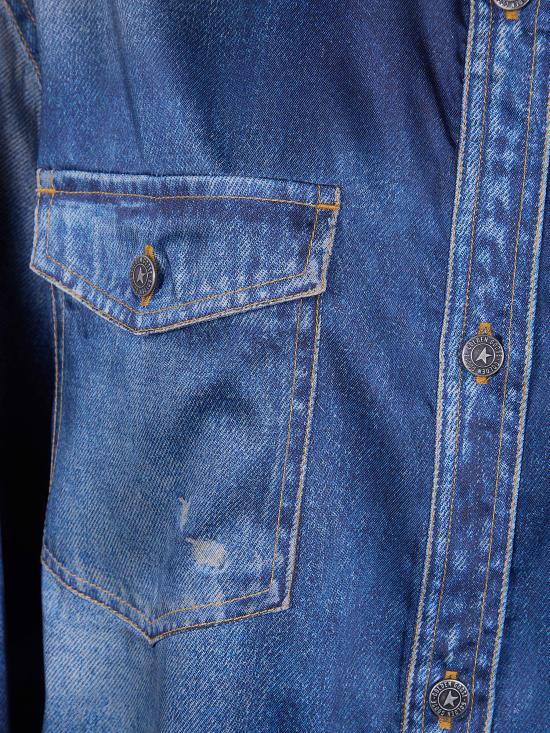 26SS 골든구스 셔츠 GWP02525P002406 50100 BLUE - GOLDEN GOOSE