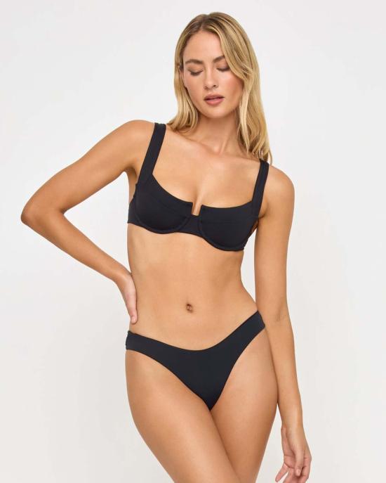  엘스페이스 비키니 수영복 LSpace Rocky 비키니 하의 블랙 - L SPACE