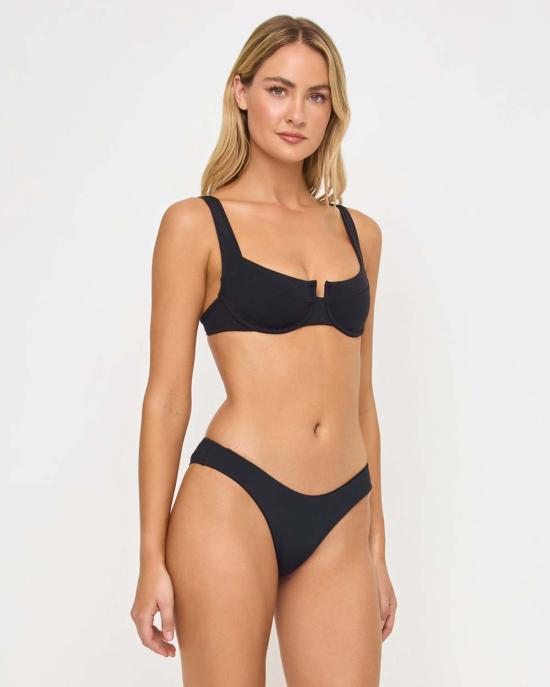  엘스페이스 비키니 수영복 LSpace Rocky 비키니 하의 블랙 - L SPACE