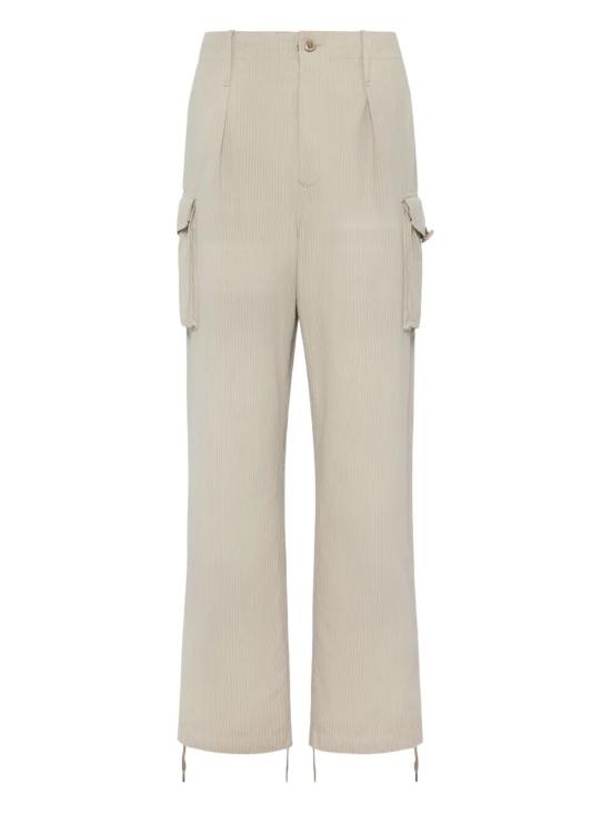 26SS 마르지엘라 코튼 블렌드 카고 트라우저 S50KA0708M35685 115 NUDE NEUTRALS
