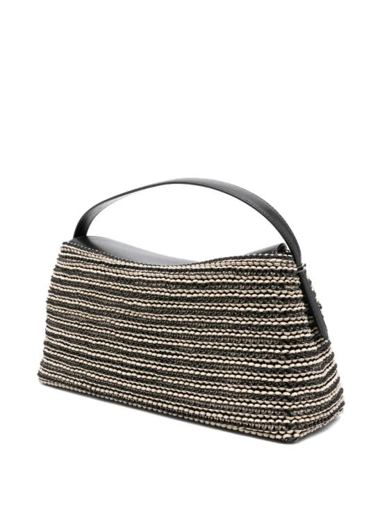 26SS 토템 T락 우븐 레더 탑핸들백 252WAL961LE0134098 208 BLACK - TOTEME