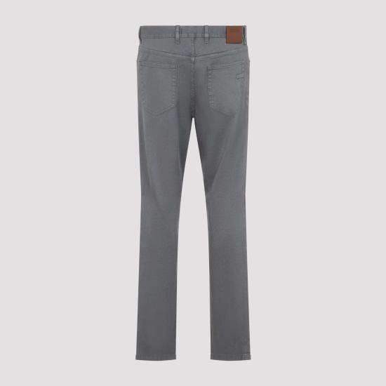 26SS 에르메네질도제냐 스트레이트 팬츠 UHP16A3CITY N07 BROWN - ERMENEGILDO ZEGNA