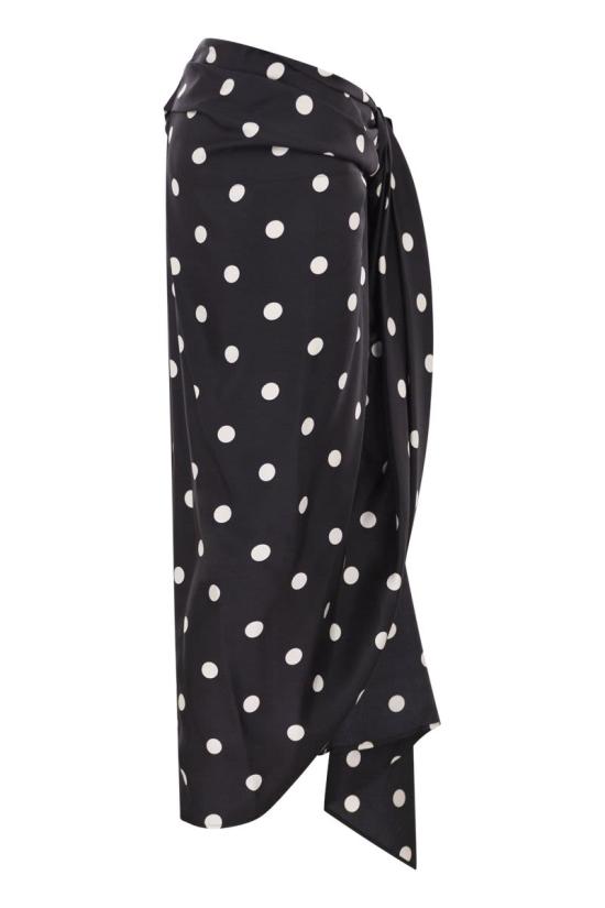 26SS 막스마라 스포츠막스 롱 스커트 2612101012600 003 BLACK - SPORTMAX