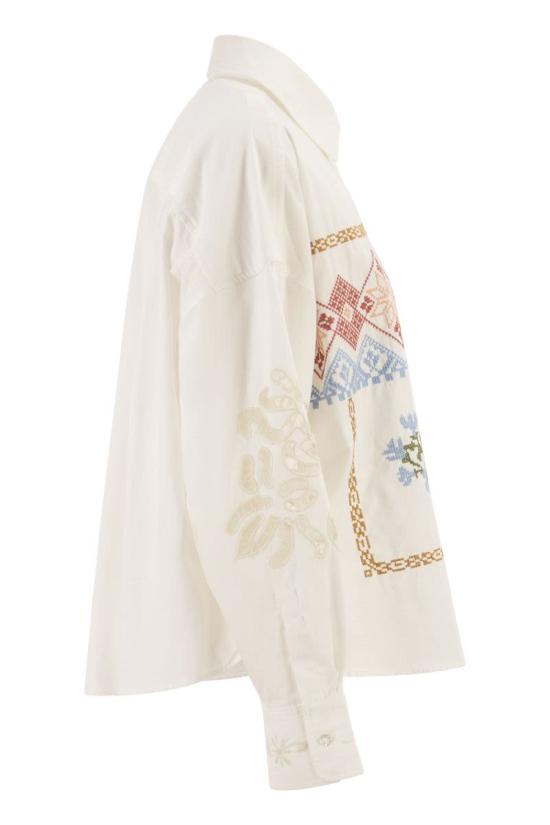 26SS 위켄드막스마라 셔츠 2615111022600 001 WHITE - WEEKEND MAX MARA