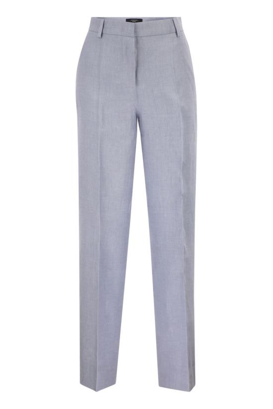 26SS 위켄드막스마라 스트레이트 팬츠 2615131112600 025 LIGHT BLUE