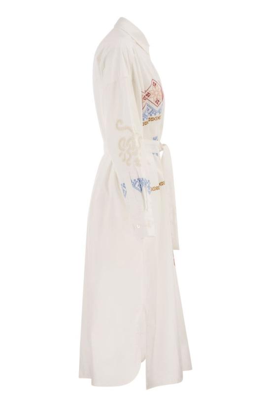 26SS 위켄드막스마라 미디 원피스 2615221022600 001 WHITE - WEEKEND MAX MARA