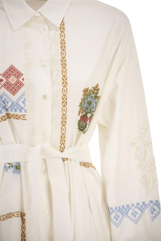 26SS 위켄드막스마라 미디 원피스 2615221022600 001 WHITE - WEEKEND MAX MARA