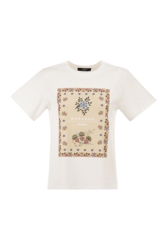 26SS 위켄드막스마라 반팔 티셔츠 2615971032600 002 WHITE