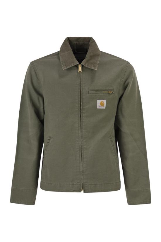  칼하트 WIP 스톤 캔버스 디트로이트 자켓 I034819 3MA4O OLIVE