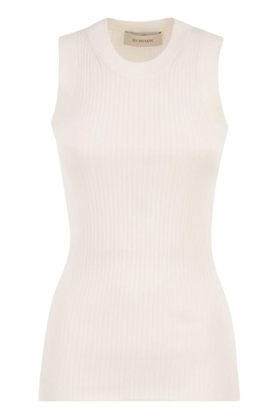 26SS 막스마라 스포츠막스 반팔 티셔츠 2612361012600 001 WHITE