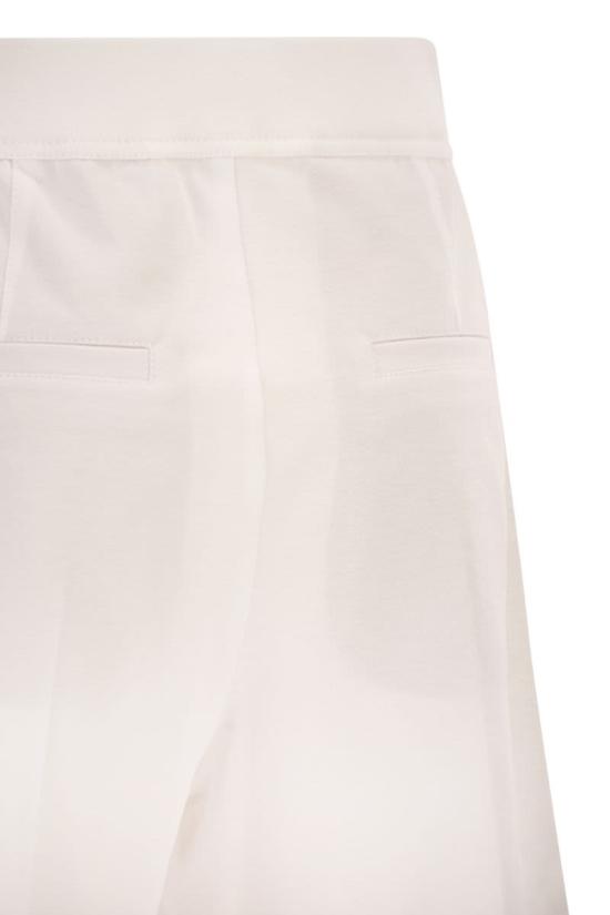 26SS 브루넬로 쿠치넬리 스트레이트 팬츠 ML944P9238 C159 WHITE - BRUNELLO CUCINELLI