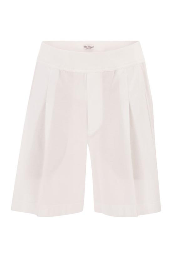 26SS 브루넬로 쿠치넬리 스트레이트 팬츠 ML944P9238 C159 WHITE