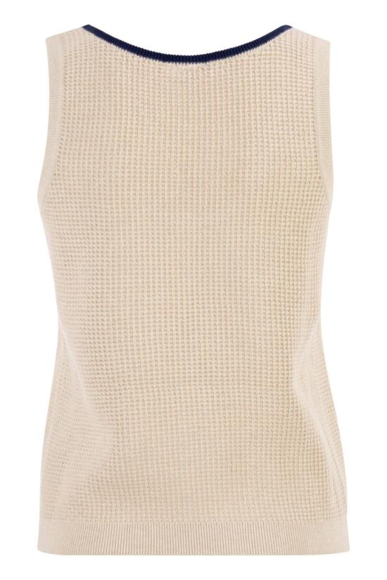 26SS 브루넬로 쿠치넬리 반팔 티셔츠 M19225720 CYF11 WHITE BLUE - BRUNELLO CUCINELLI