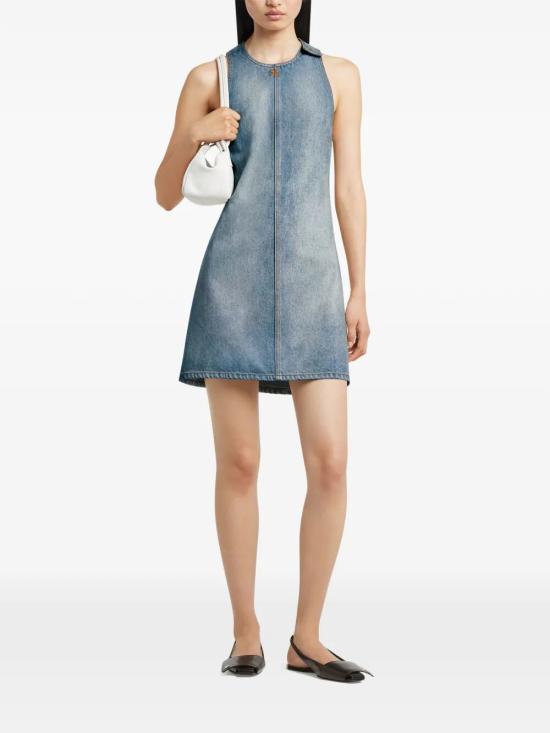 26SS 쿠레쥬 미디 원피스 126DR0791DE0058 7055 BLUE - COURREGES