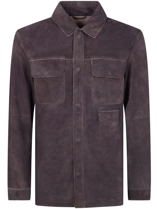 26SS 조르지오 브라토 긴팔 셔츠 24099CMAK SLATE GREY