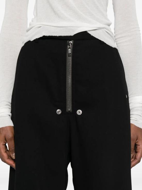 26SS 릭 오웬스 스트레이트 팬츠 RP01F6355WT 09 BLACK - RICK OWENS