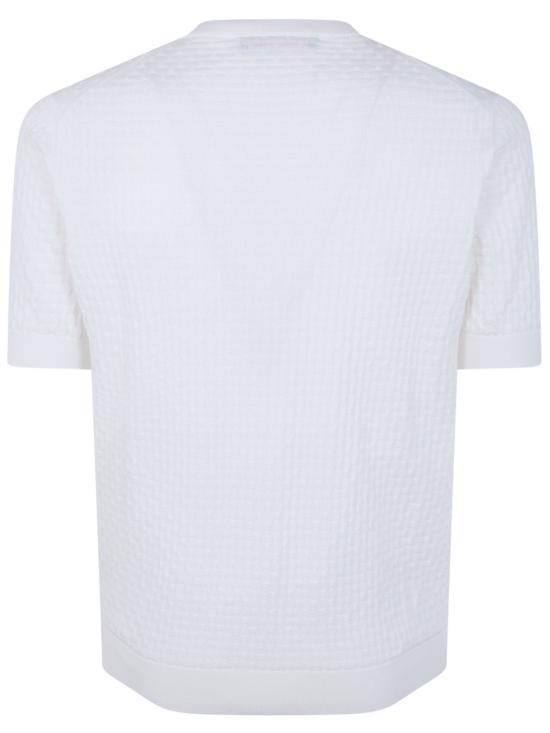 26SS 필리포 드 로렌티스 반팔 티셔츠 GC1MCSU18M 005 WHITE - FILIPPO DE LAURENTIIS