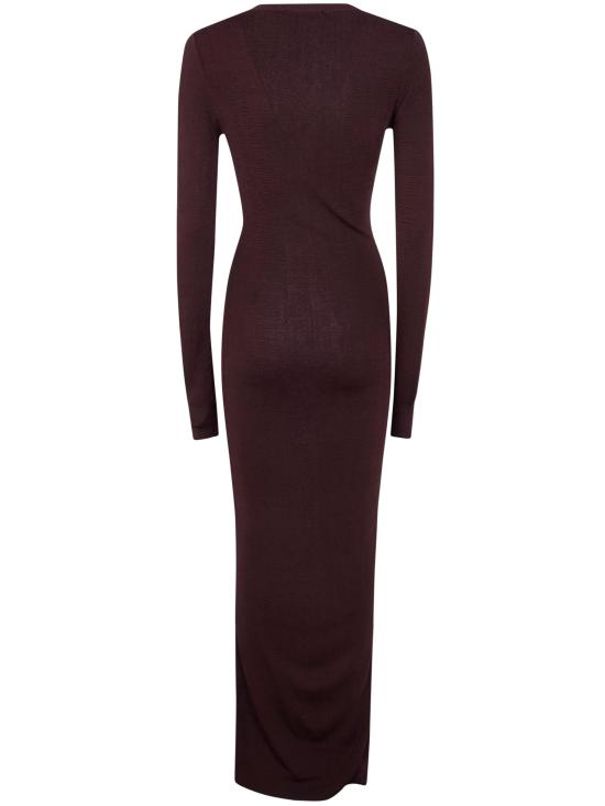 26SS 엔타이어 스튜디오 미디 원피스 ESSS26DR01290 0299 BROWN - ENTIRE STUDIOS