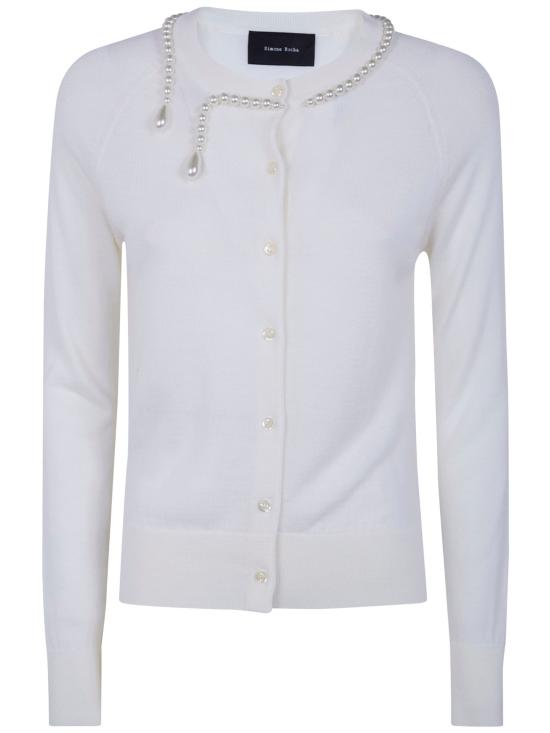 26SS 시몬로샤 스웨터 KMK13WB0647 IVORY WHITE - SIMONE ROCHA